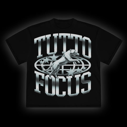 T-shirt Tutto Focus nera - fronte